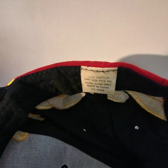 Cat Caterpillar Racing Mens Back Hat Ward Burton Licensed Merchandise - Picture 2 of 3